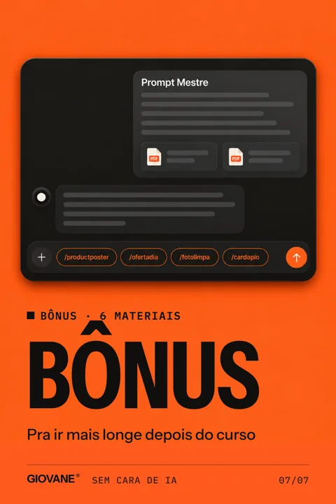Capa do módulo bônus
